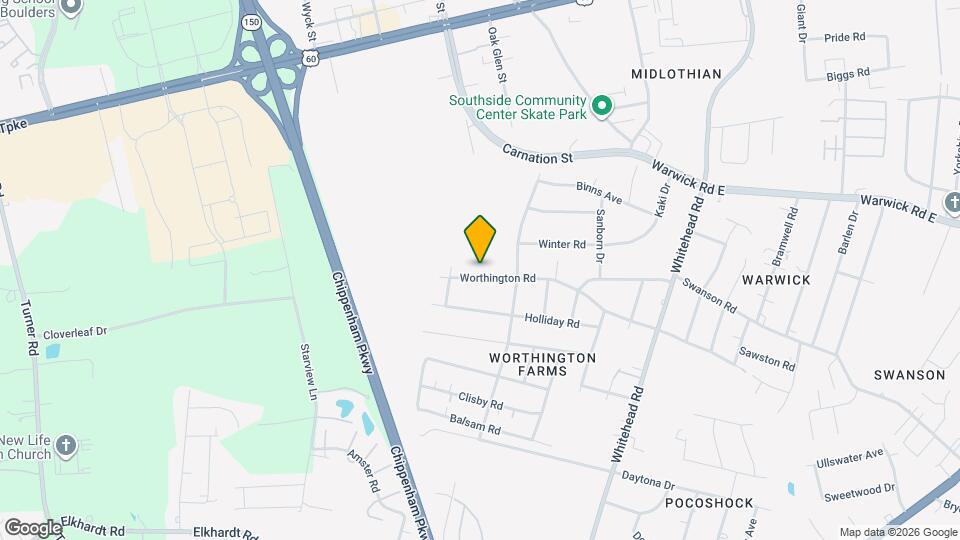 6534 Worthington Rd Map and Location Details