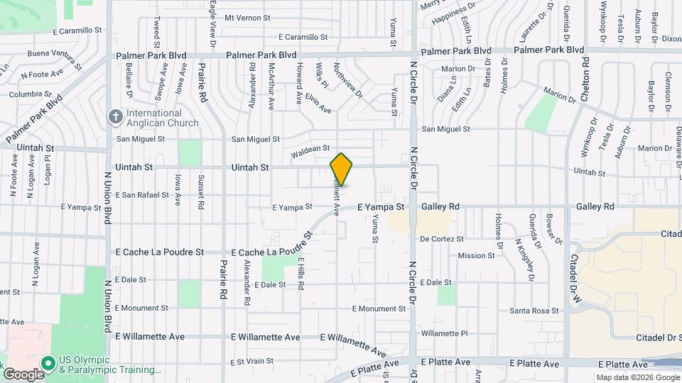 1015 Bennett Ave Map and Location Details