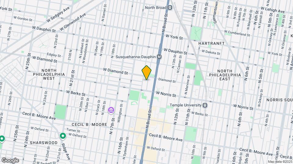 2040 N Carlisle St Map and Location Details