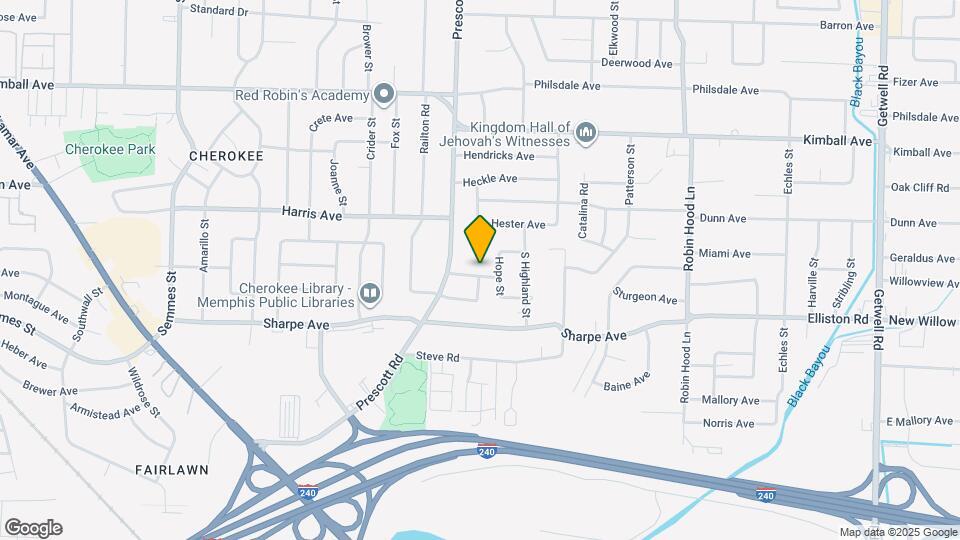 3430 Kirby Ave Map and Location Details