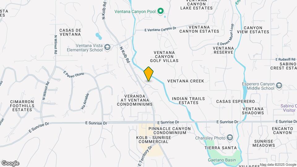 5800 N Kolb Rd Mapa y Detalles de la Ubicación
