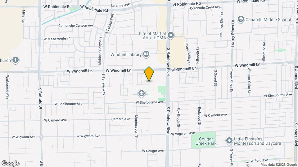 8183 Lake Chippewa St Map and Location Details