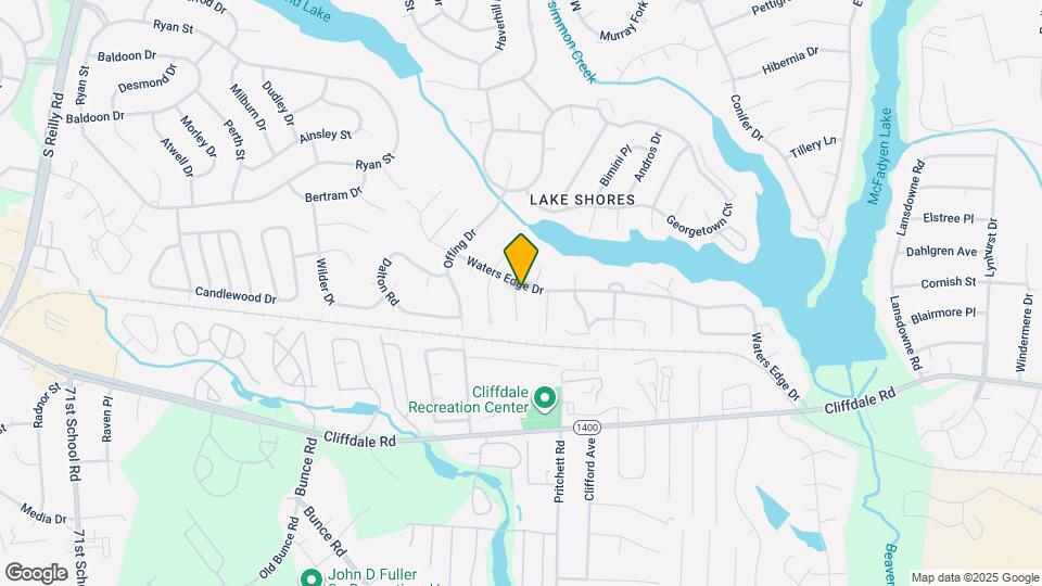 5905 Waters Edge Dr Map and Location Details