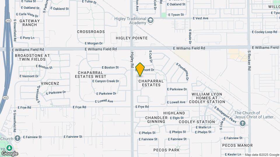 3250 E Hampton Ln Map and Location Details