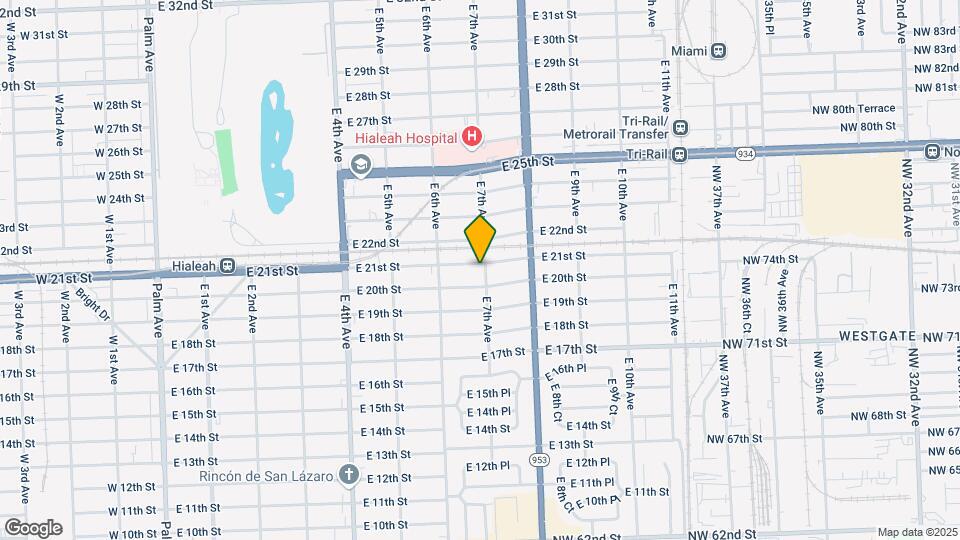 2076-2080 E 7th Ave Map and Location Details