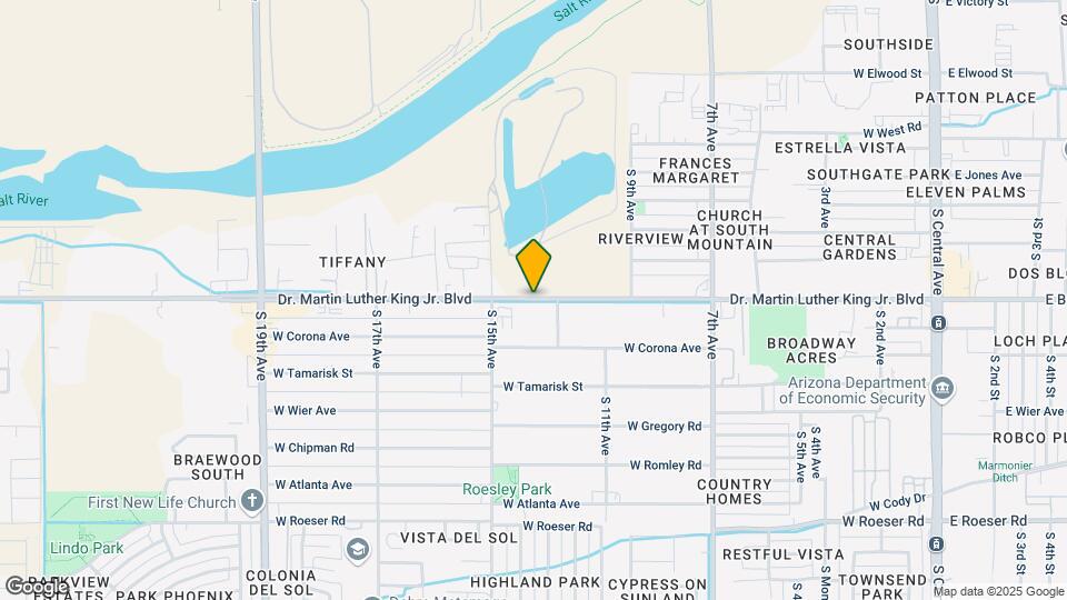 1275 W Broadway Rd Map and Location Details