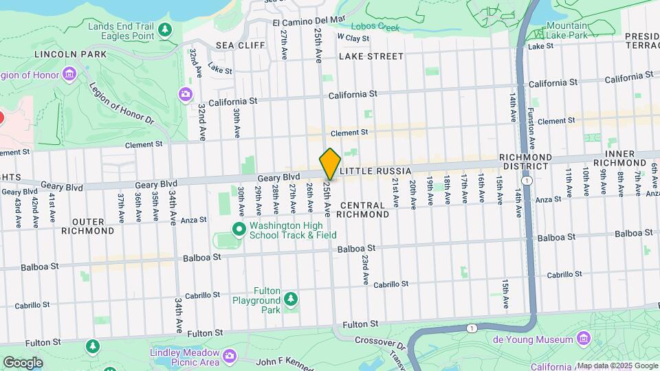 522 25th Ave Mapa y Detalles de la Ubicación