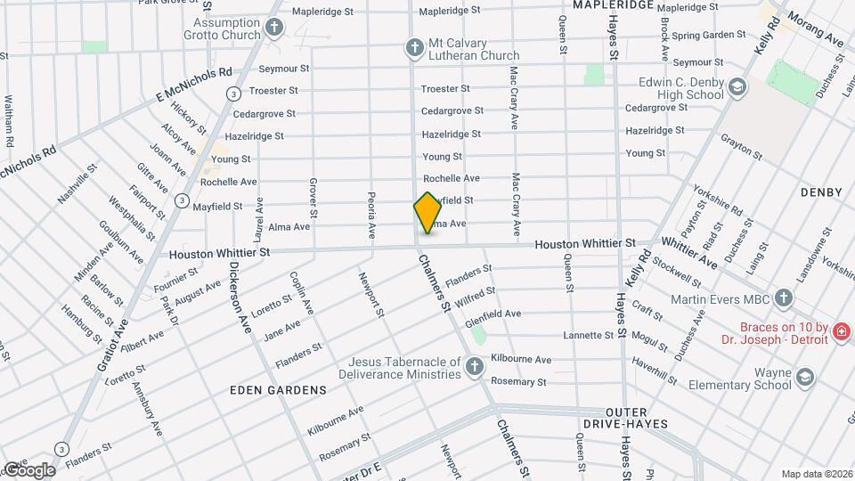 14421 Houston Whittier St Mapa y Detalles de la Ubicación