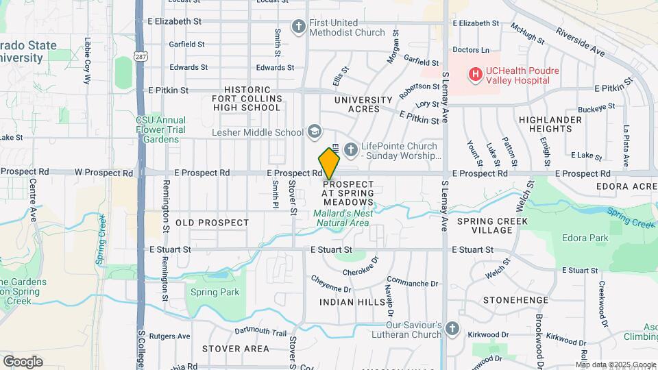 1608 Ukiah Ln Map and Location Details