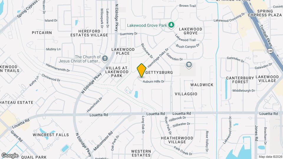 12146 Auburn Hills Dr Mapa y Detalles de la Ubicación