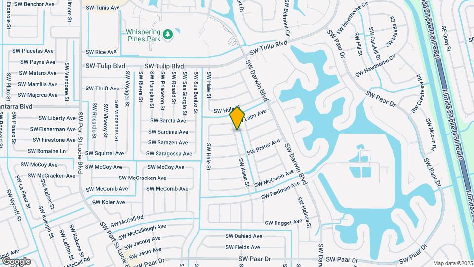 3631 SW Kasin St Map and Location Details