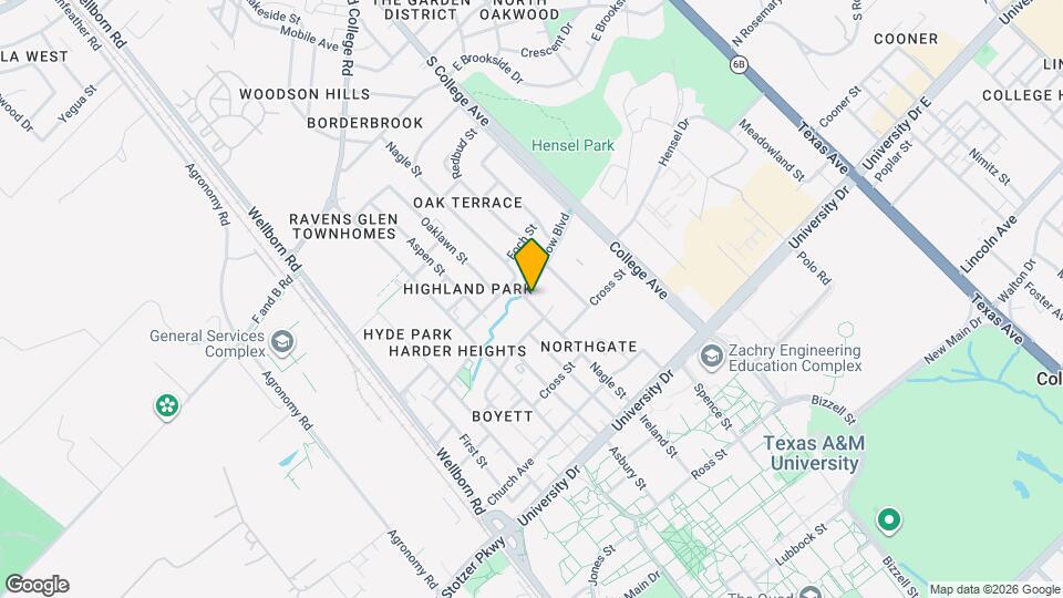 500 Nagle St Map and Location Details