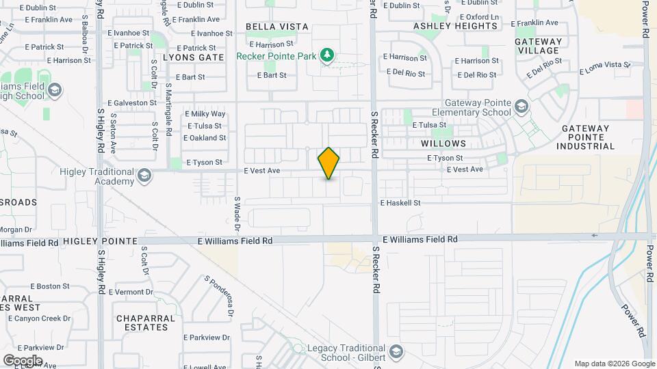 2245 S Wallrade Ln Map and Location Details