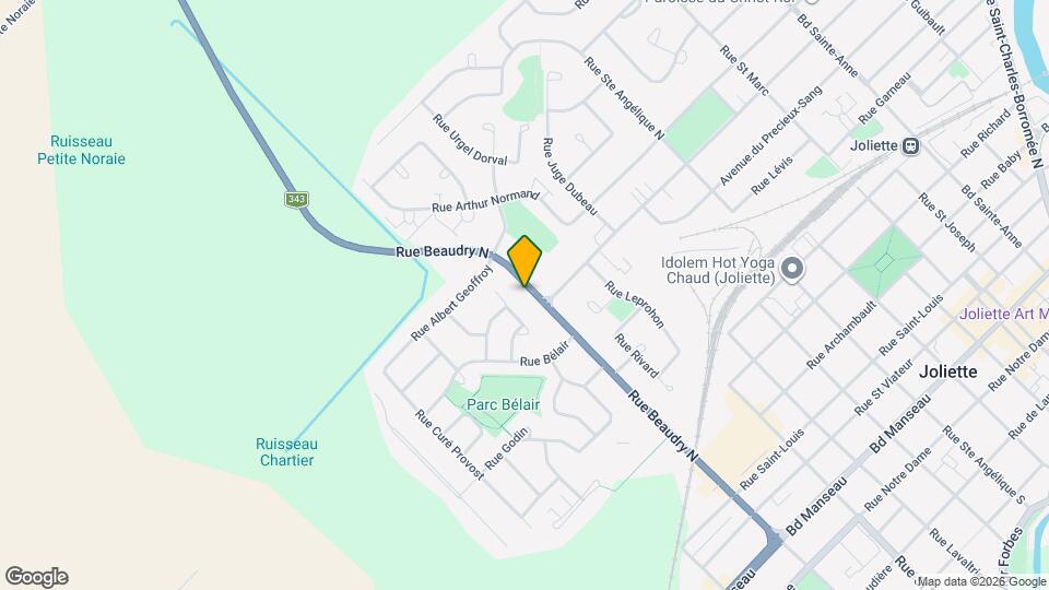 555-559 Beaudry St N Map and Location Details