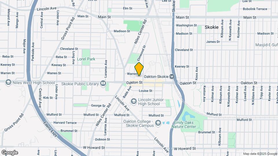 5000 Oakton St Map and Location Details