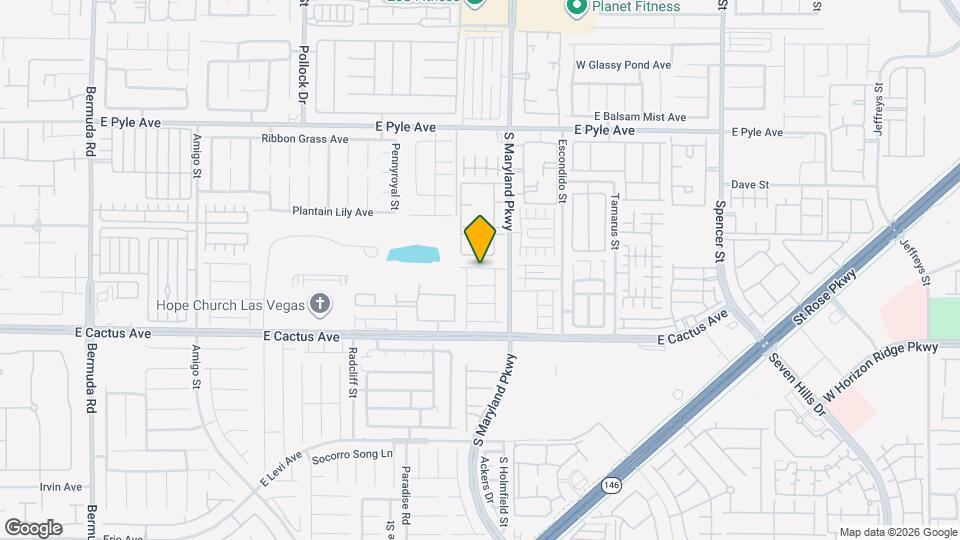 1147 Claire Rose Ave Mapa y Detalles de la Ubicación