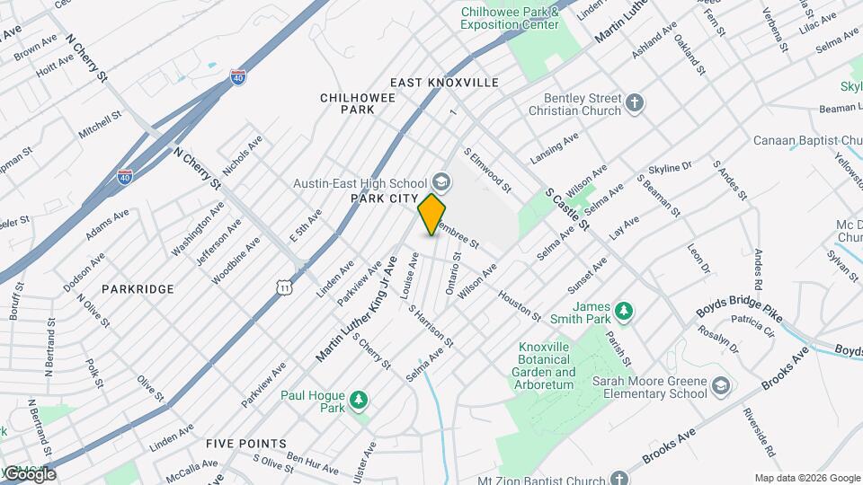2815 Tarleton Ave Map and Location Details