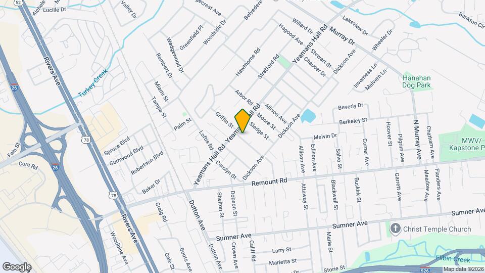 5824 Robinson St Map and Location Details