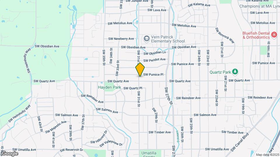 3047 SW Quartz Ave Map and Location Details