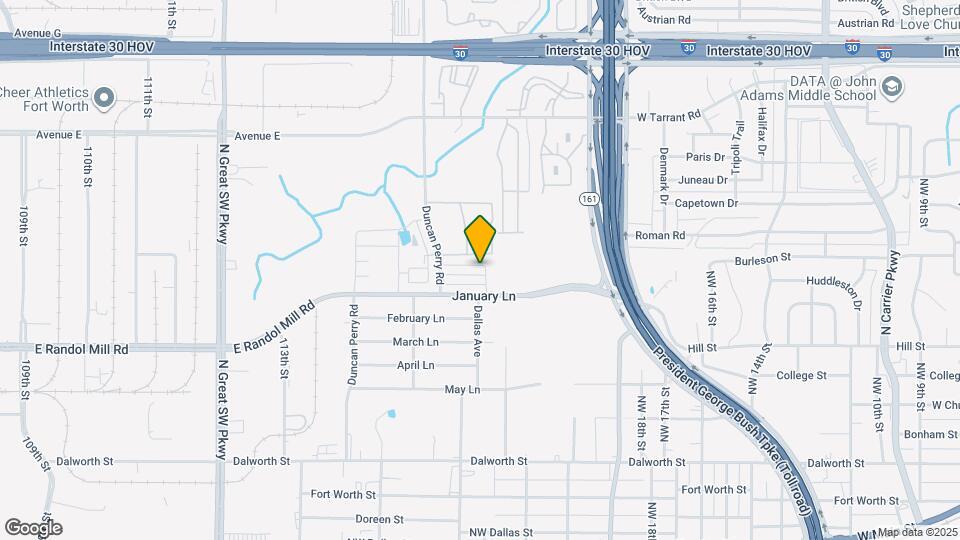 2305 Homewood Ln Map and Location Details