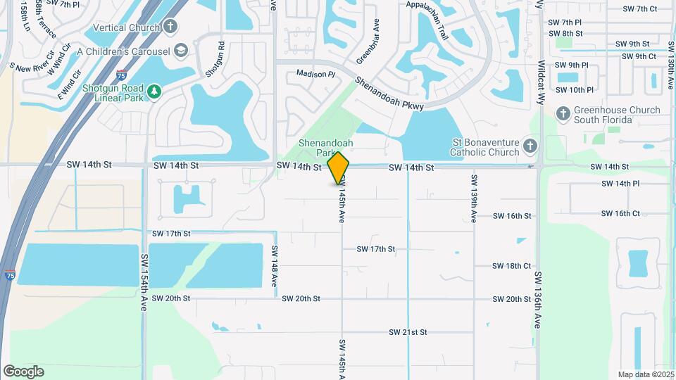 14503 SW 16th St Map and Location Details
