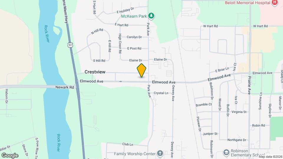 863 E Elmwood Ave Mapa y Detalles de la Ubicación