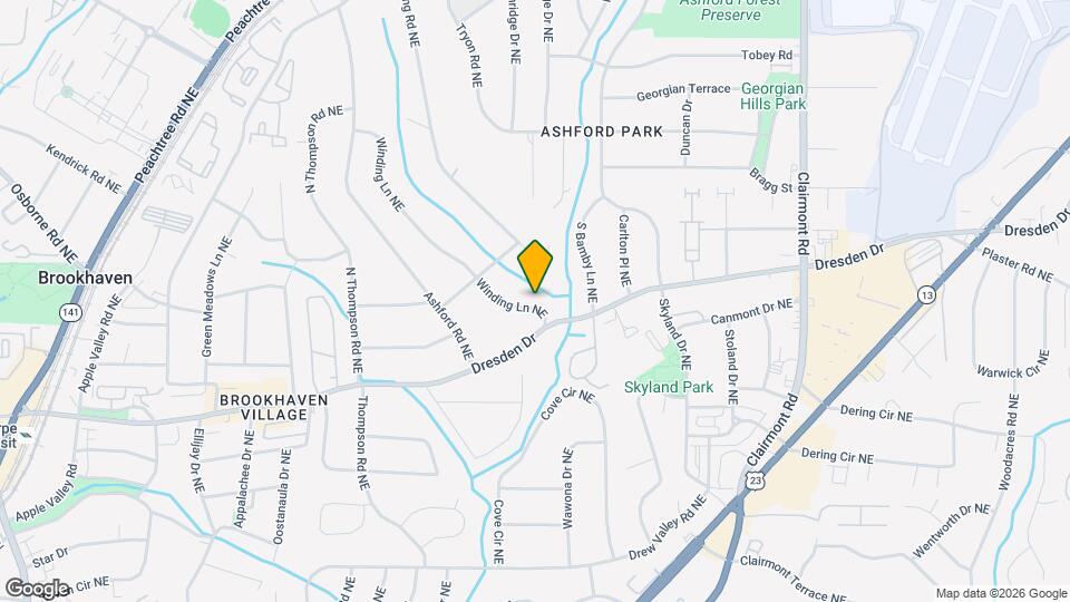 2571 Winding Ln NE Map and Location Details