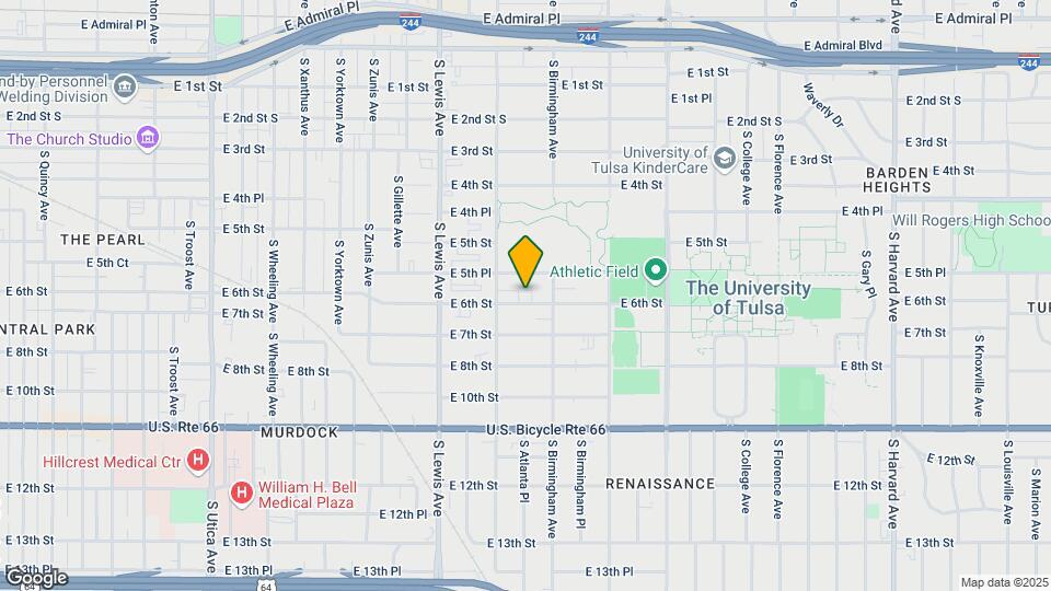 2527 E 6th St Map and Location Details