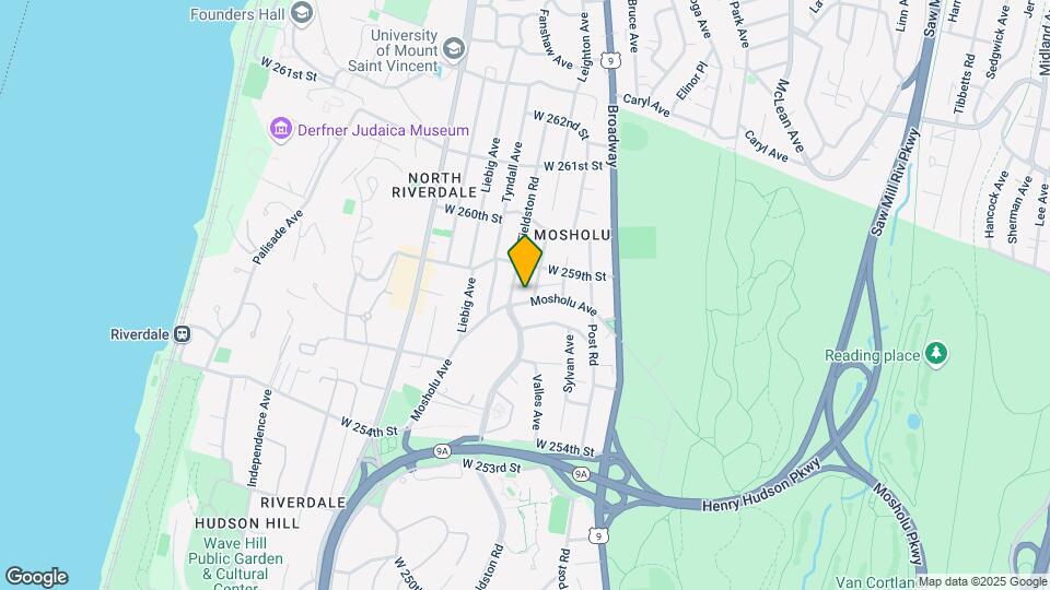 5715 Mosholu Ave Map and Location Details