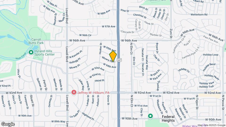 3110 Mowry Pl Map and Location Details