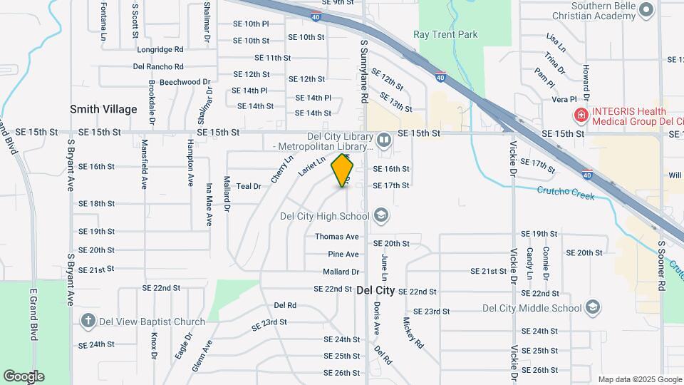 1600 Breckenridge Dr Map and Location Details