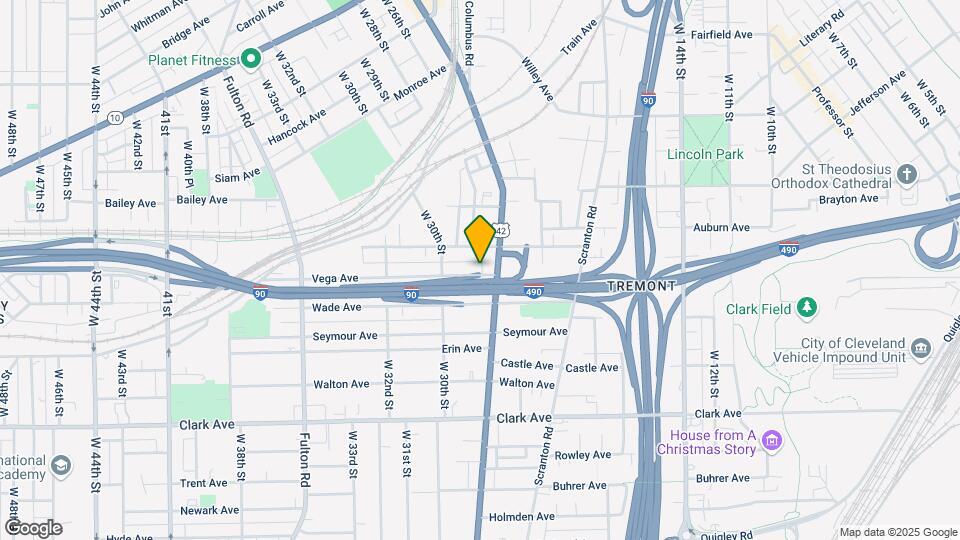 2602 Vega Ave-Unit -Down Map and Location Details