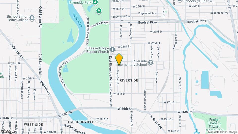 2021 Mansfield St Map and Location Details