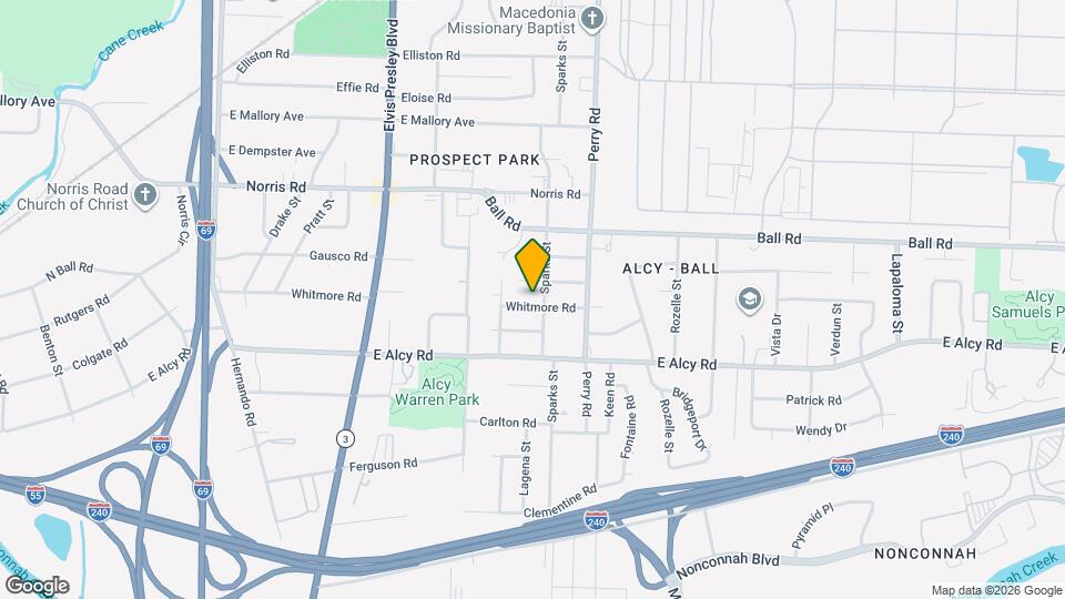 1502 Whitmore Rd Map and Location Details