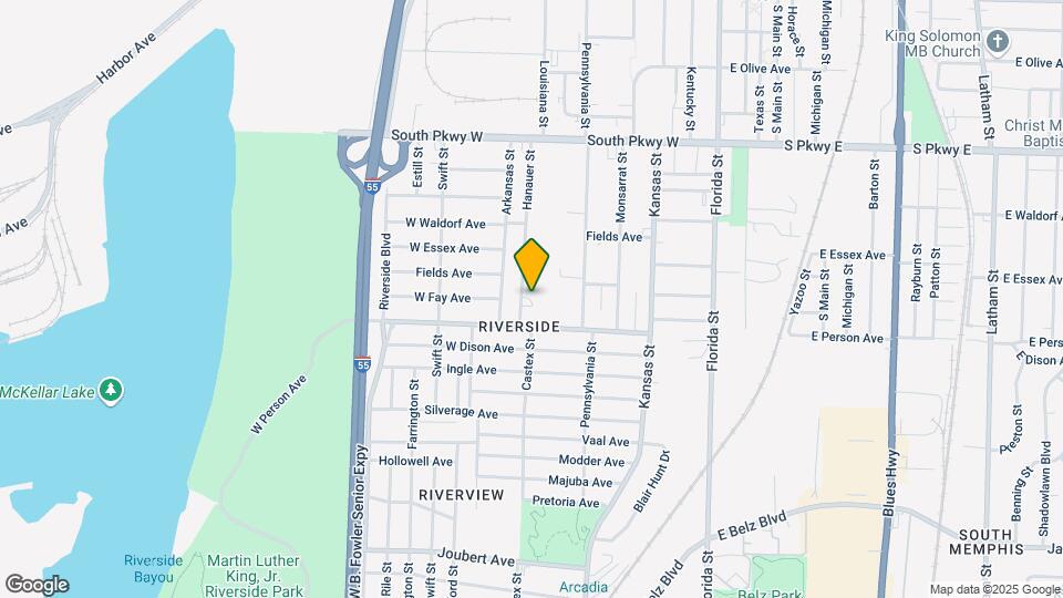 1644 Hanauer St Map and Location Details
