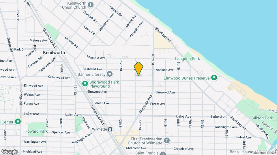 1042 Greenwood Ave Map and Location Details