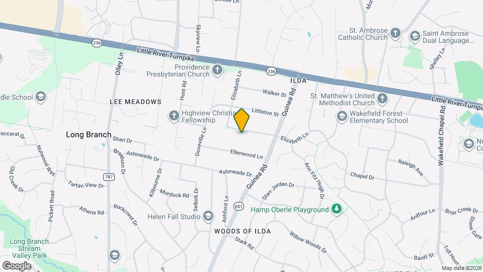 4112 Elizabeth Ln Map and Location Details