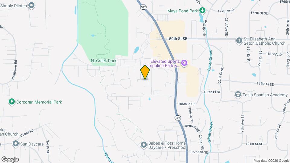 1418 184th Pl SE Map and Location Details