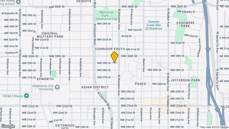 1116 NW 29th St Map and Location Details