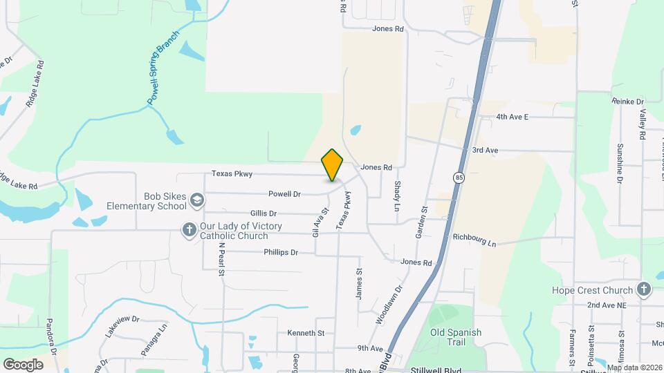 205 Powell Dr Map and Location Details