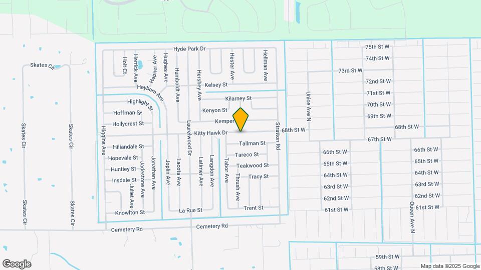 3741 Kitty Hawk Dr Map and Location Details