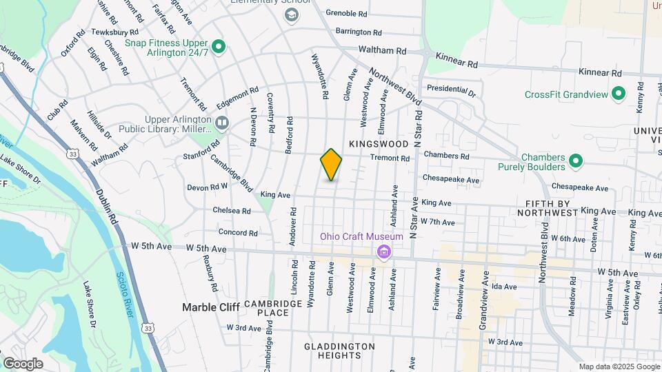 1745 Glenn Ave Mapa y Detalles de la Ubicación
