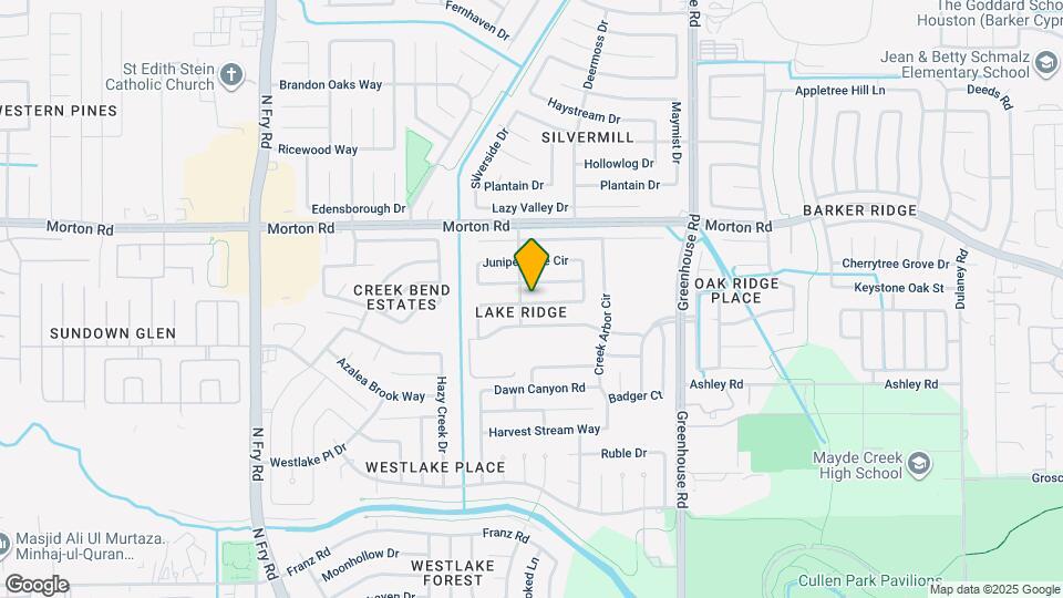 19438 Hillside Springs Cir Map and Location Details