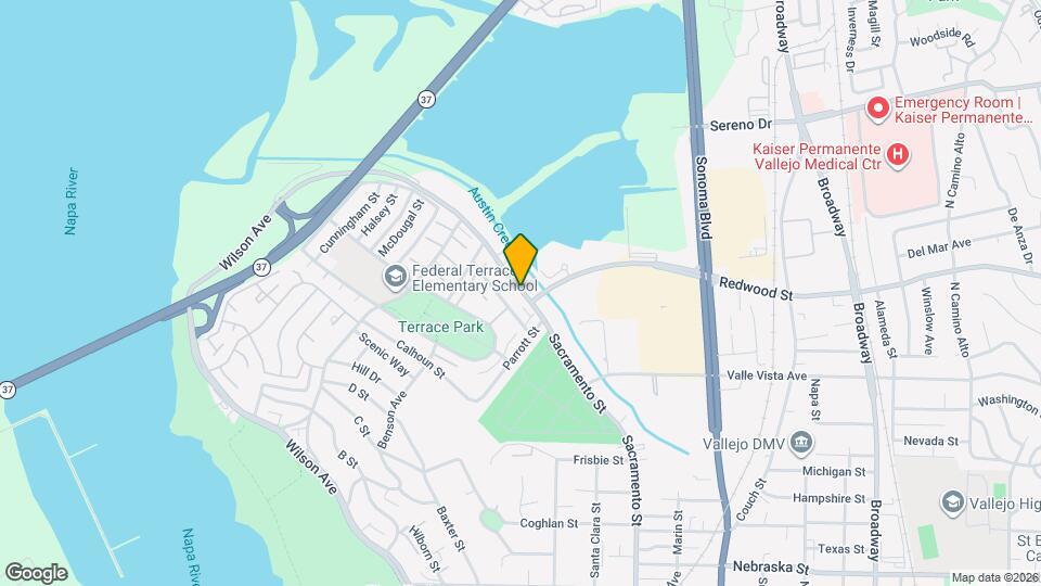 Redwood Shores Map and Location Details