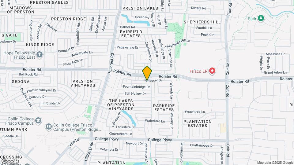 11531 Chaucer Dr Map and Location Details