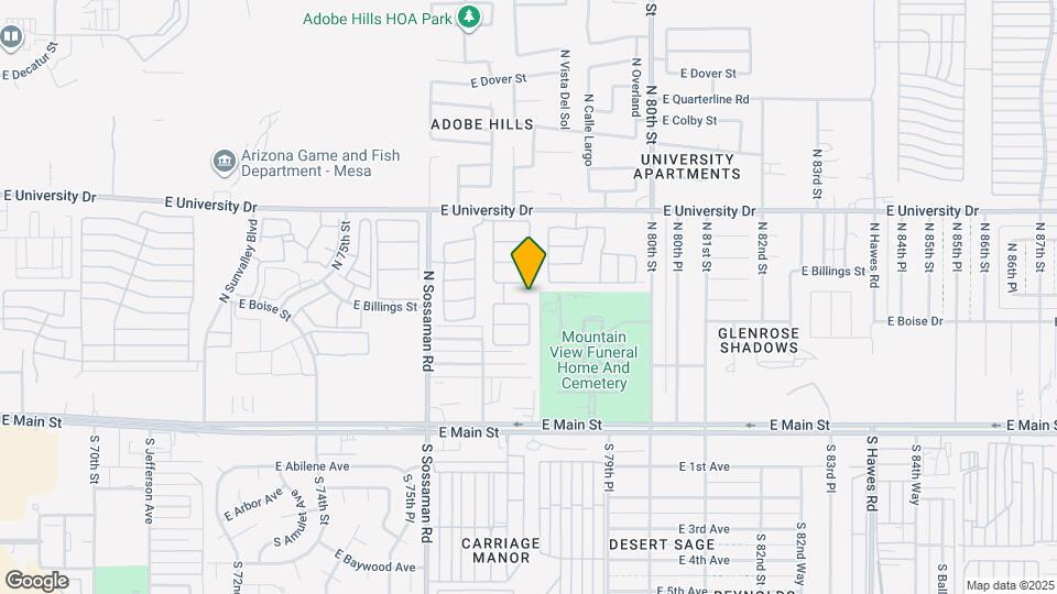 7762 E Boston St Map and Location Details