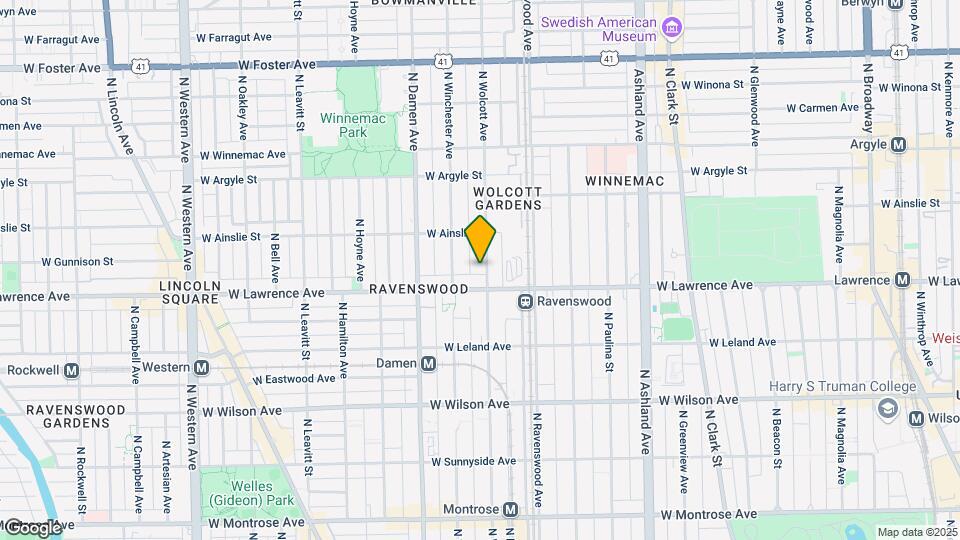 4814 N Wolcott Ave Mapa y Detalles de la Ubicación