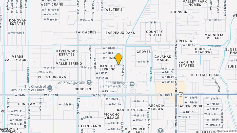 3388 W 14th St Map and Location Details