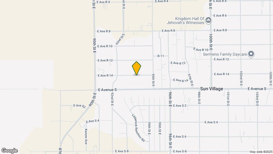 9302 E Avenue R14 Mapa y Detalles de la Ubicación