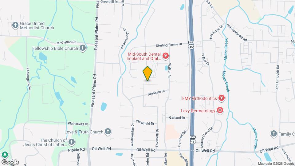286 Foxworth Dr Map and Location Details